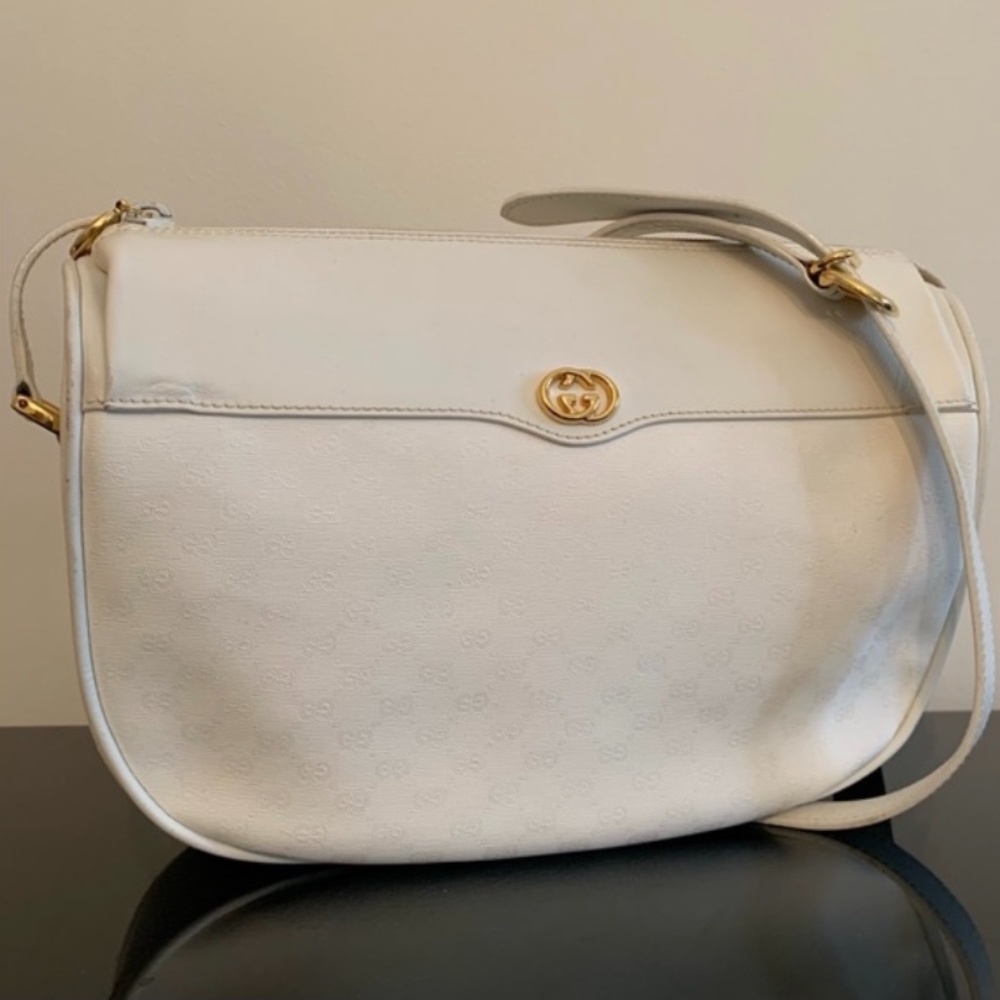 White Gucci purse